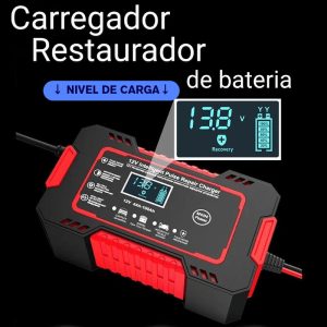 Carregador dessulfatador de Bateria Carro e Moto